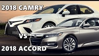 Honda Accord vs Toyota Camry 2018 [upl. by Nylatsirk]