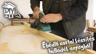 Ebédlő asztal készítés hulladék anyagokból  Green Cottage DIY [upl. by Miculek701]