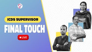 ICDS SUPERVISOR FINAL TOUCH  LIVE  ICDS EXAM 2024 [upl. by Lachlan638]