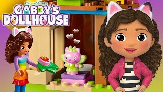 Throwing My Own GARDEN PARTY Building Gabby amp Kitty Fairys LEGO Playset  GABBYS DOLLHOUSE [upl. by Nair]