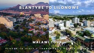 Malawi Cities Tour  Blantyre to Lilongwe  The way from Blantyre to Lilongwe via Zalewa and Dedza [upl. by Neeli]