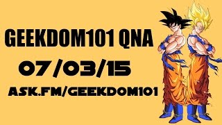 Trunks vs Gohan Gods of Creation Yamchas Sword Dragon Ball Kai and MORE QNA 732015 [upl. by Anirac]