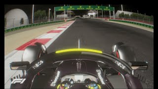 F1 Practice Bahrain Grand Prix Mercedes W14 Onboard view [upl. by Hayalat]