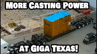 MORE CASTING POWER AT GIGA TEXAS Tesla Gigafactory Austin 4K Day 6524  Tesla Terafactory Texas [upl. by Tyler846]