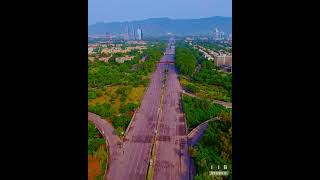 Islamabad Expressway A Breathtaking Aerial View of Faisal Mosque amp Centaurus Mall [upl. by Jarietta]