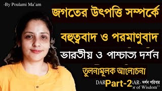 Pluralism  Atomism Part2 পরমাণুবাদ  Indian Philosophy  Western Philosophy  darshanporibar [upl. by Holcomb157]