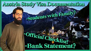 Study in Austria Complete Study Visa Documentation 2021  2022 [upl. by Dallon991]