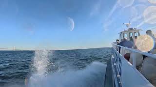 Mackinaw City To Mackinac Island Shepler Ferry Full Ride [upl. by Alioz]