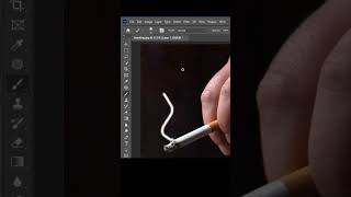 Photoshop 2025 Trick to Create REALISTIC Cigarette Smoke Fast [upl. by Ecnedac]