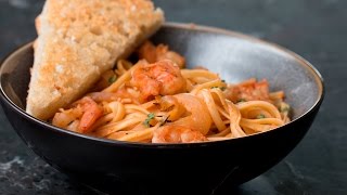 Paprika Shrimp Pasta [upl. by Aicilav]