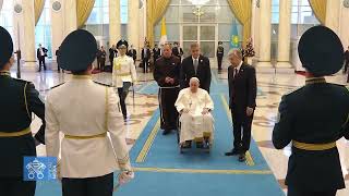 Meeting of Pope Francis with KassymJomart Tokayev President of Kazakhstan 13 September 2022 HD [upl. by Marbut852]