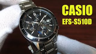 Unboxing Casio Edifice Solar Power Chronograph Watch EFSS510D1AV [upl. by Notkcorb29]