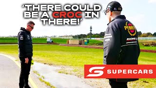 Behind The Scenes of Penrite Racings Sandown Track Walk  2024 Repco Supercars Championship [upl. by Arbuckle]