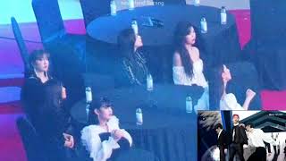 200108 GIDLE REACTION TO STRAYKIDS  LEVANTER  OUTRO GAONCHART 2020 [upl. by Jezabella927]