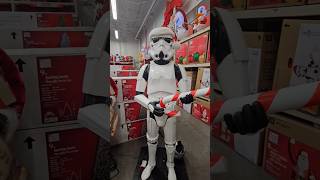 The Home depot Star Wars STORMTROOPER CHRISTMAS ANIMATRONIC 2024 [upl. by Akimihs156]