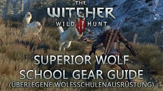 Witcher 3 Guide Überlegene Wolfsschulenausrüstung [upl. by Nilam]