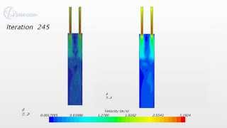 Intake Flow CFD modeling test by STARCCM [upl. by Nevek]