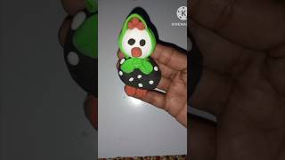 How to make hen cartoon with clay 🌷 shorts  YouTube [upl. by Aikemaj]