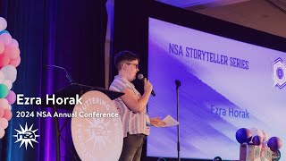 NSA Storytellers  Ezra Horak  2024 National Stuttering Association Annual Conference [upl. by Maxi666]