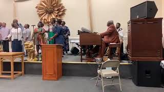 Butch Heyward on Hammond B3 organ with choirsong Hallelujah to the Lamb [upl. by Trant863]