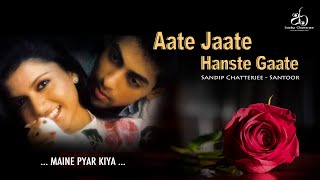 Aate Jaate I Instrumental I Santoor I Maine Pyar Kiya I Salman Khan I Bhagyashree [upl. by Belding]