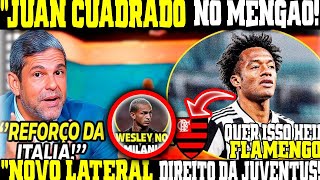 🚨 180 MILHÕES NO FLAMENGO E REFORÇO DA ITÁLIA CHEGANDO PARA 2025 WESLEY SAINDO E CUADRADO VINDO [upl. by Bendick203]