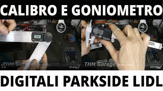 CALIBRO e GONIOMETRO digitale PARKSIDE recensione e tutorial Come si usa il calibro [upl. by Yezdnil]