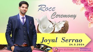 Roce Ceremony of JOYAL SERRAO  LIVE urstudiostan7547 roce wedding [upl. by Odrude]