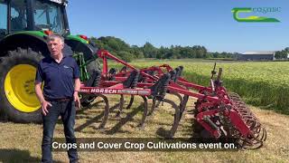 Crops and Cover Crop Cultivations Open Day  Dermot Forristal [upl. by Marigolde]