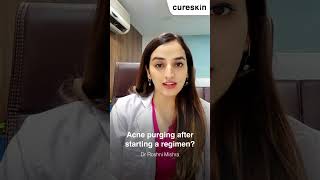 4 easy tips to handle skin acne purging  Dr Roshni Mishra  Cureskin [upl. by Anaitsirhc]