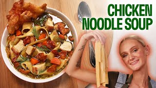 The Best Chicken Noodle Soup  From Scratch with Tini [upl. by Kizzie]