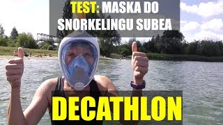 Test Maska do snorkelingu SUBEA EASY BREATH  DECATHLON [upl. by Aleahcim]