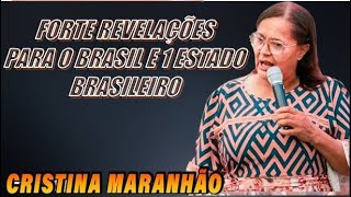 CRISTINA MARANHÃO  FAZ FORTE REVELAÇÕES PARA O BRASIL E UM ESTADO NO CENTRO OESTE [upl. by Joselow530]