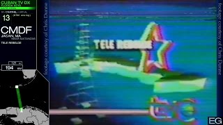 TV DX from South Florida 2 Cuba 19962004 [upl. by Teage]