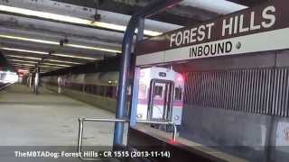 TheMBTADog MBTA Forest Hills  Orange Line Commuter Rail Bus Casey Overpass [upl. by Arahsit]