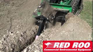 Track Trencher Demonstration [upl. by Oballa]