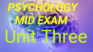 ADDIS ABEBA UNIVERISTY Freshman Psychology Chapter 3 questions Learning and theories of learning [upl. by Hsot863]