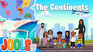 The Continents  Nursery Rhymes  Kids Songs  Jools TV Trapery Rhymes [upl. by Kiernan473]