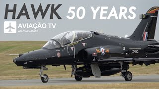 50th Anniversary of the First Flight • Hawker SiddelleyBAE Systems Hawk [upl. by Jakob]