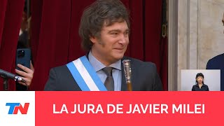 Juró Javier Milei y ya es el presidente de la Argentina [upl. by Eedyak556]