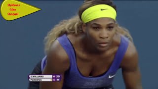 Serena Williams Vs Karolina Pliskova Stanfordbank of The WestHighlights [upl. by Beberg927]