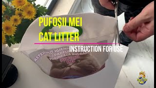 Pufoșii Mei Cat Litter Instructions for use [upl. by Mailliw]