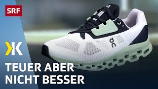 Laufschuhe im Test Hält das Material von On Adidas Nike amp Co  2022  Kassensturz  SRF [upl. by Pilif]