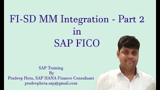 SAP FI SD Integration  Part 2  FISD Integration Configuration Steps [upl. by Artinek13]