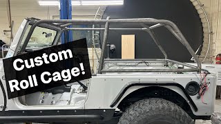 Custom Genright Roll Cage  Jeep Wrangler LJ Build [upl. by Snowman]