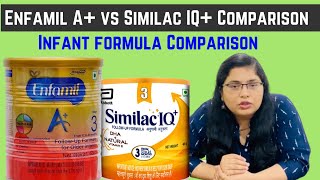 Enfamil A Vs Similac IQ Baby Formula Comparison 2021 [upl. by Hajan]