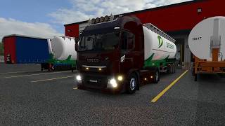 Silo Feldbinder trailer  Euro Truck Simulator 2 v127 [upl. by Toll110]