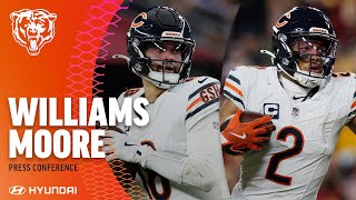 Williams Moore talk offensive chemistry  Chicago Bears [upl. by Josiah29]