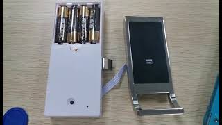 Password locker lock smart card cabinet lock [upl. by Brandt]