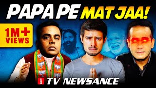 Aman defends Modi against Dhruv Rathee Sushant copies BJP ad ban on Patanjali ad  TV Newsance 243 [upl. by Lilias]